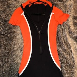 Fashion Nova Moto-Style Romper